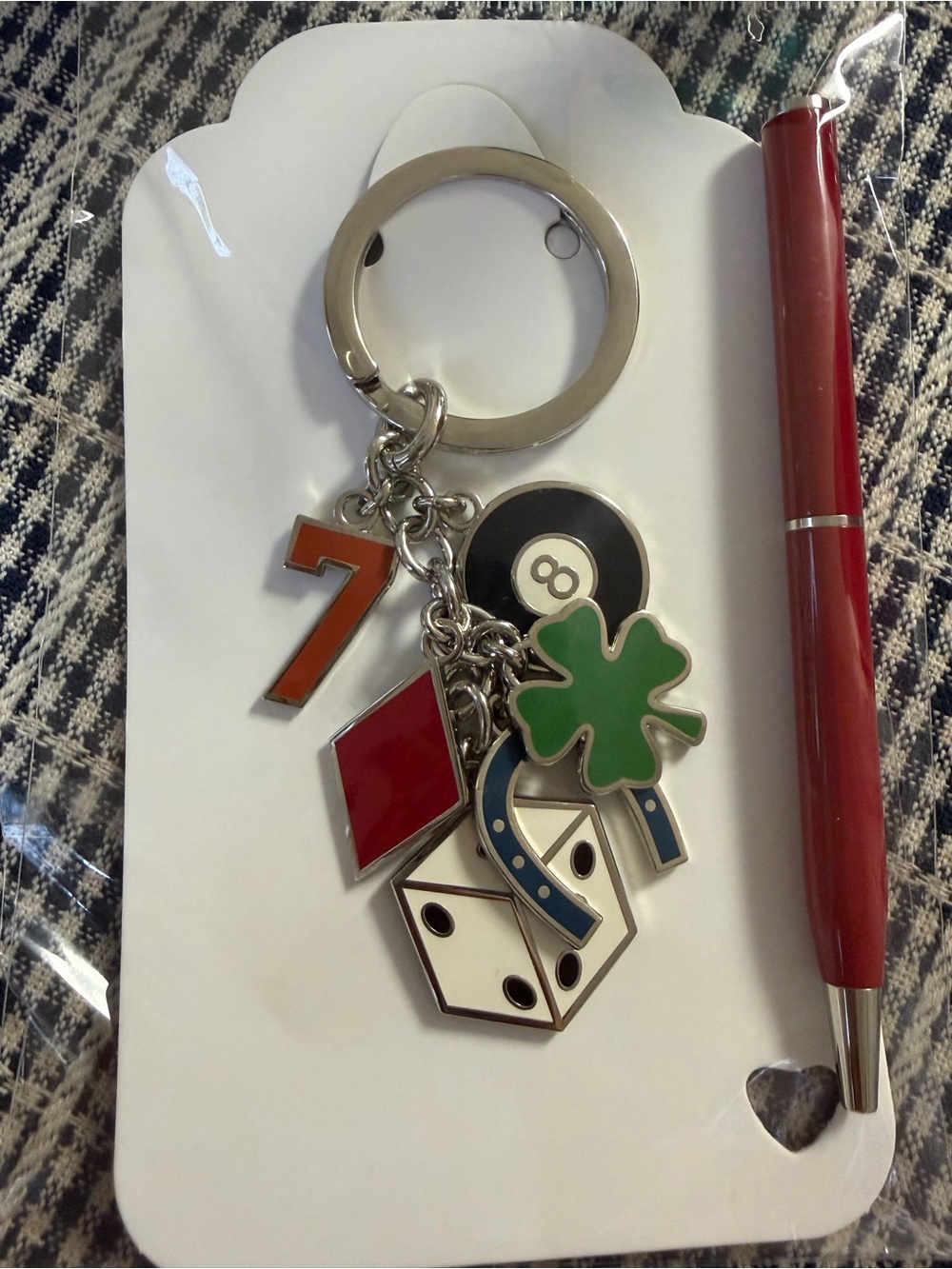 Coach Lucky Charm and Pen